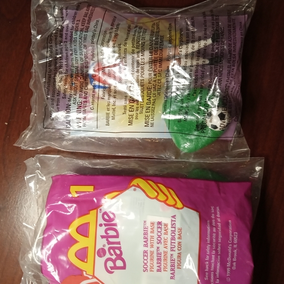 90s McDonald's happy meal Barbie toys in packages - Picture 3 of 3